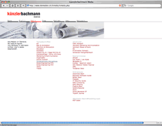 Screenshot KuenzlerBachmann Medien-Website