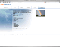 Screenshot kraftwerkstatt-Website