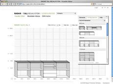 Screenshot RADAR TALL konfigurator